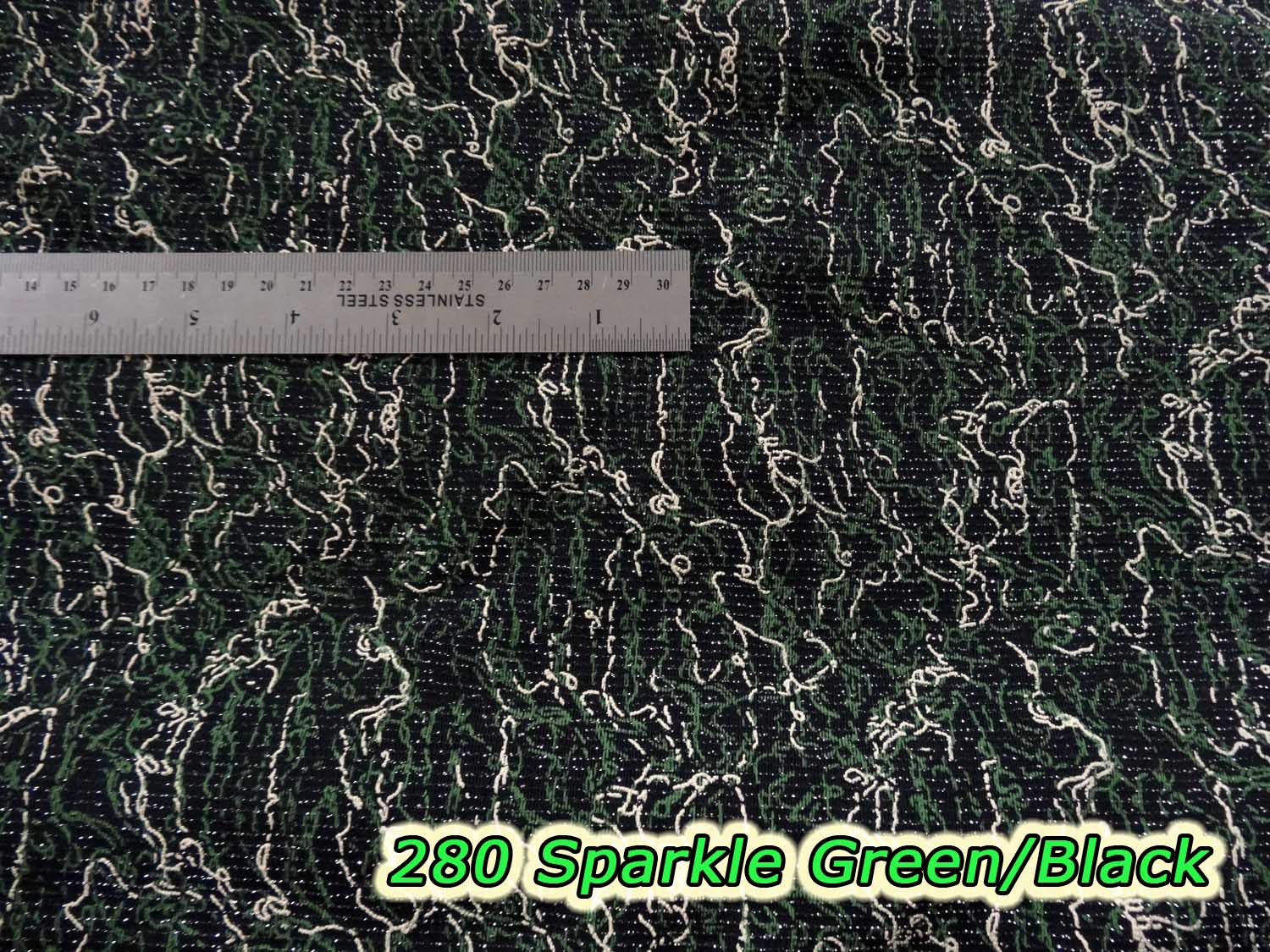 280 Sparkle Green/Black