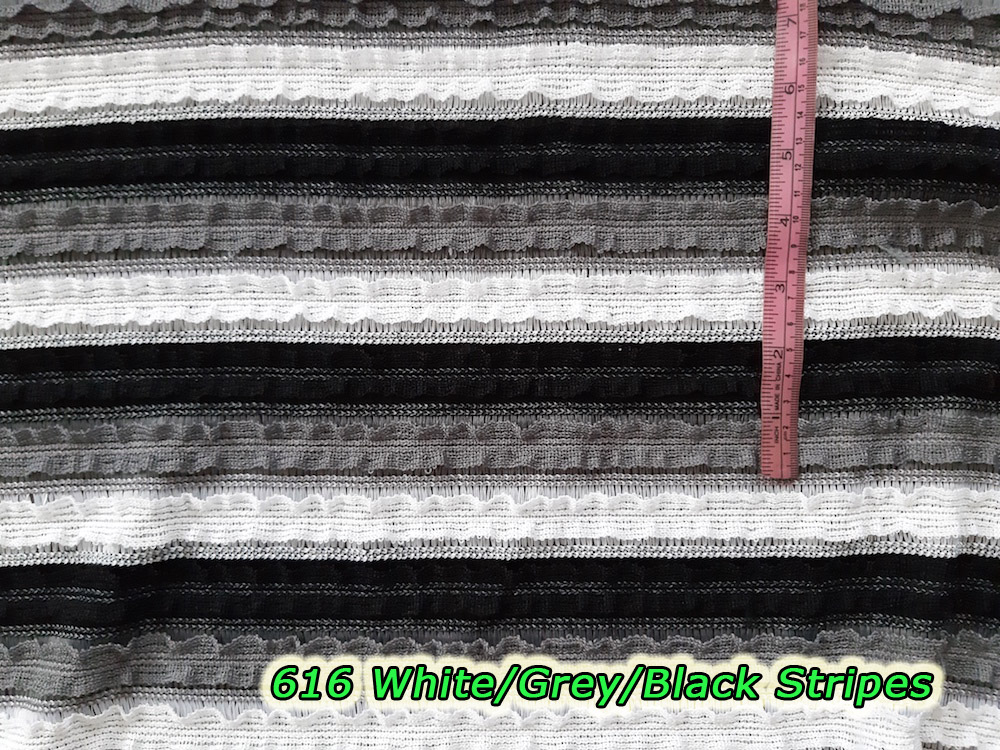 616 White/Grey/Black Stripes