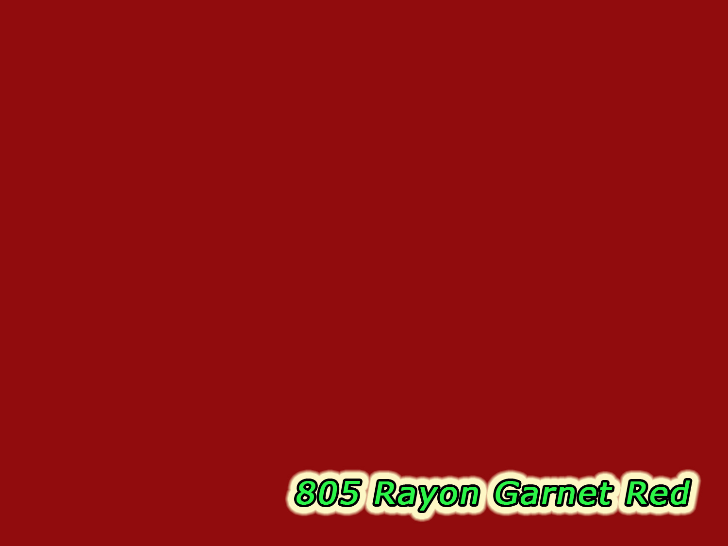805 Rayon Garnet Red