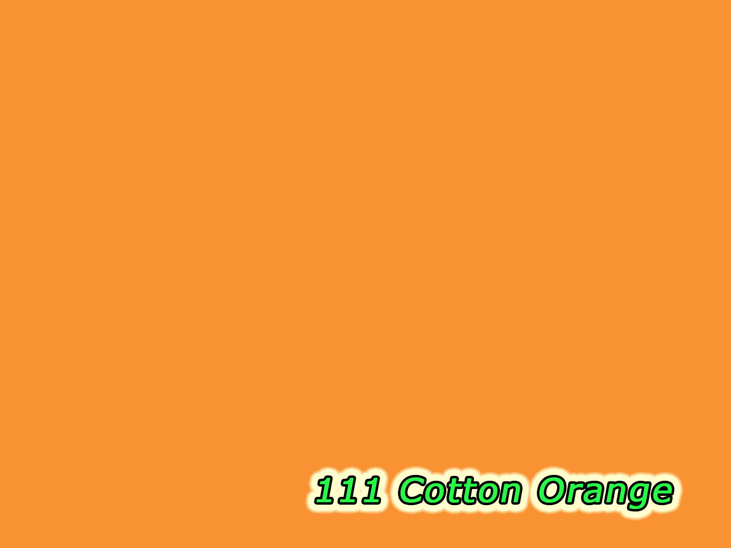 111 Cotton Orange