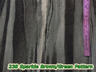 238 Sparkle Brown/Green Pattern