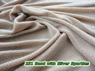 251 Sand with Silver Sparkles