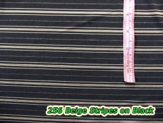 256 Beige Stripes on Black
