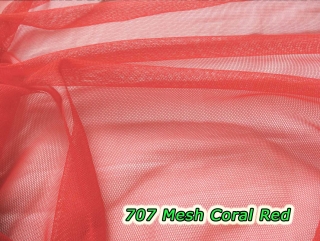 707 Mesh Coral Red