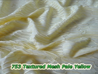 753 Textured Mesh Pale Yellow
