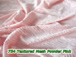 754 Textured Mesh Powder Pink