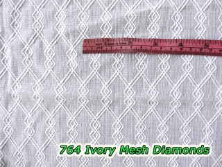 764 Ivory Mesh Diamonds
