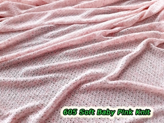 605 Soft Baby Pink Knit