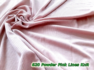 620 Powder Pink Lines Knit