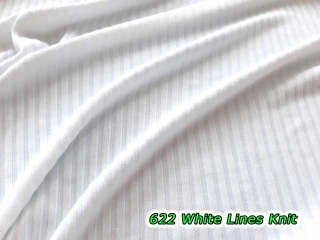 622 White Lines Knit